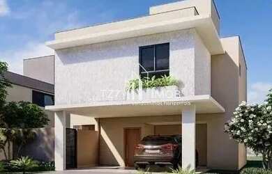 Imagem: A casa em condomínio possui 4 Dormitórios, 5 Banheiros, 3