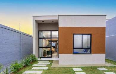 Imagem: A casa em condomínio possui 3 Dormitórios, 2 Banheiros, 2