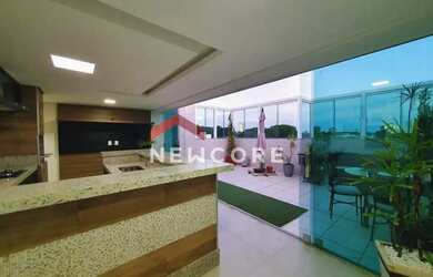 Imagem: O apartamento na cobertura possui 3 Dormitórios, 3 Banheiros