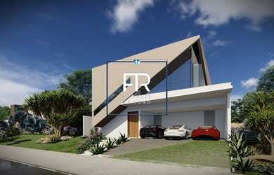 Imagem: A casa em condomínio possui 5 Dormitórios, 5 Banheiros, 3