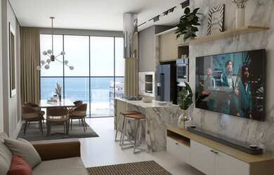 Imagem: O apartamento possui 3 Dormitórios, 2 Banheiros, 1 Vaga na