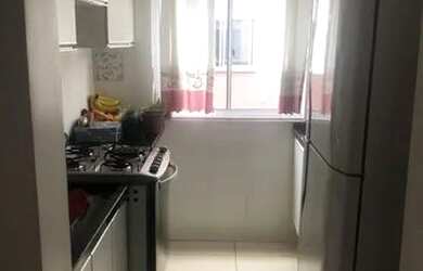 Imagem: O apartamento possui 2 Dormitórios, 1 Banheiro, 1 Vaga na garagem