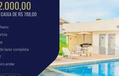 Imagem: O apartamento possui 2 Dormitórios, 1 Banheiro, 1 Vaga na garagem