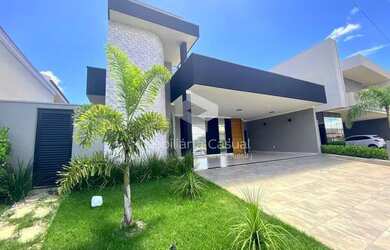 Imagem: A casa em condomínio possui 4 Dormitórios, 5 Banheiros, 4