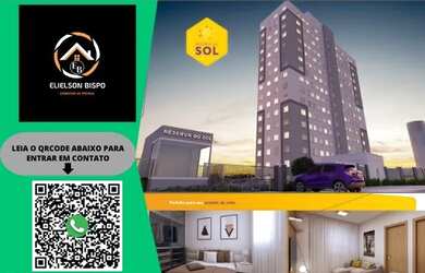 Imagem: O apartamento possui 2 Dormitórios, 1 Banheiro, 1 Vaga na garagem