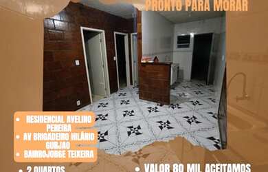 Imagem: O apartamento possui 2 Dormitórios, 1 Banheiro, 1 Vaga na garagem