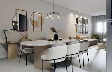 Imagem: A casa possui 3 Dormitórios, 3 Banheiros, 2 Vagas na garagem