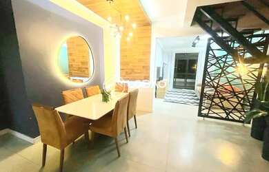 Imagem: O apartamento na cobertura possui 4 Dormitórios, 3 Banheiros