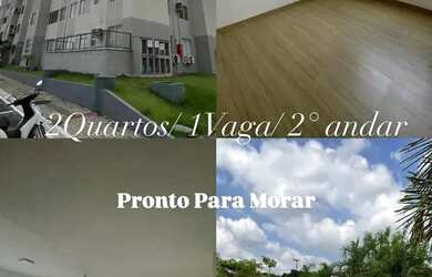 Imagem: O apartamento possui 2 Dormitórios, 1 Banheiro, 1 Vaga na garagem