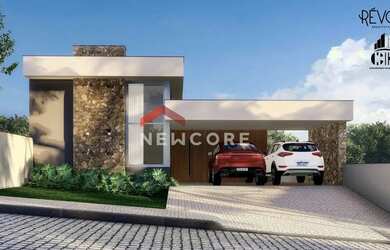 Imagem: A casa possui 3 Dormitórios, 2 Banheiros, 2 Vagas na garagem