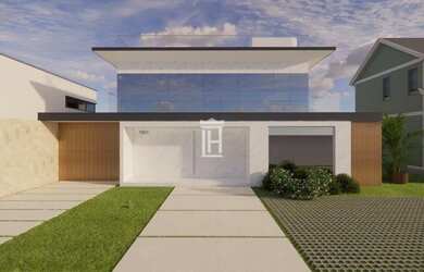 Imagem: A casa possui 5 Dormitórios, 5 Banheiros, 4 Vagas na garagem