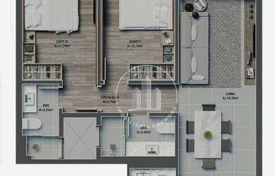 Imagem 10: Apartamento à venda, 135 m² por R$ 990.000,00 - Campinas - São José/SC