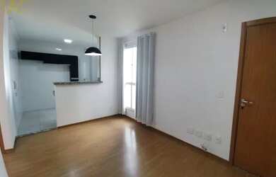 Imagem: O apartamento possui 2 Dormitórios, 1 Banheiro, 1 Vaga na garagem