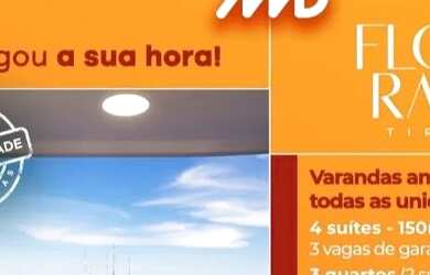 Imagem: O apartamento possui 4 Dormitórios, 4 Banheiros, 3 Vagas na