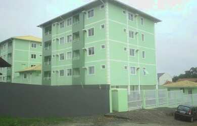 Imagem: O apartamento possui 1 Dormitório, 1 Banheiro, 1 Vaga na garagem