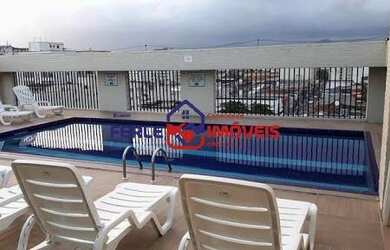 Imagem: O apartamento possui 1 Dormitório, 1 Banheiro, 1 Vaga na garagem