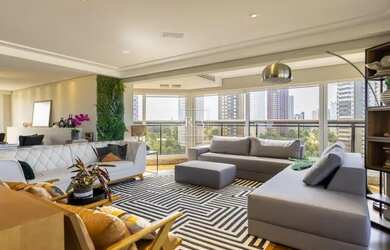 Imagem: O apartamento possui 3 Dormitórios, 5 Banheiros, 5 Vagas na