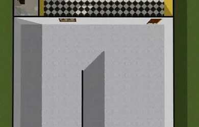 Imagem: A casa possui 1 Dormitório, 1 Banheiro, 5 Vagas na garagem