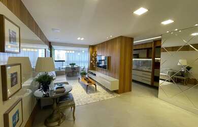 Imagem: O apartamento na cobertura possui 4 Dormitórios, 4 Banheiros