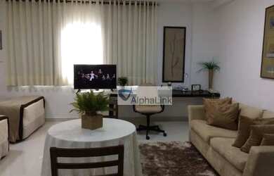 Imagem: O apartamento possui 1 Dormitório, 1 Banheiro, 1 Vaga na garagem