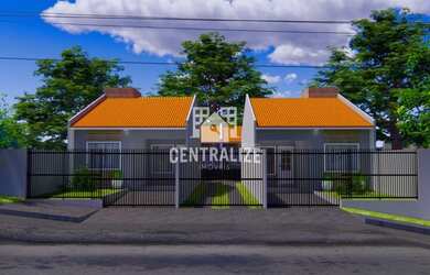 Imagem: A casa em condomínio possui 2 Dormitórios, 1 Banheiro, 2 Vagas