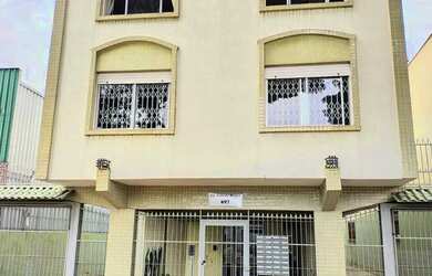 Imagem: O apartamento possui 1 Dormitório, 1 Banheiro, 1 Vaga na garagem