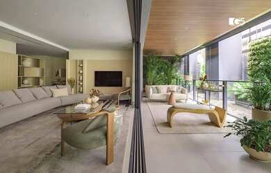 Imagem: O apartamento possui 3 Dormitórios, 5 Banheiros e 294m² de