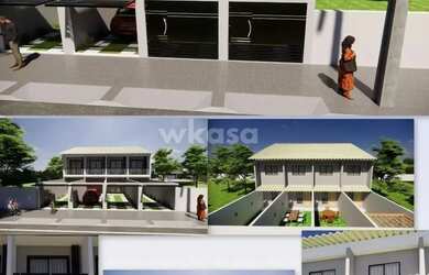 Imagem: A casa possui 2 Dormitórios, 2 Banheiros, 2 Vagas na garagem