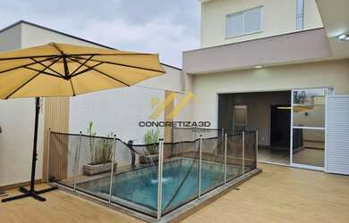 Imagem: A casa em condomínio possui 3 Dormitórios, 3 Banheiros, 3