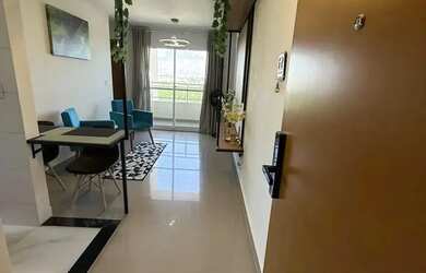 Imagem: O apartamento possui 2 Dormitórios, 1 Banheiro, 1 Vaga na garagem