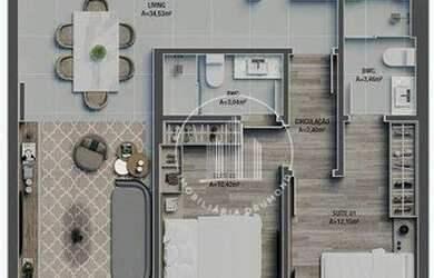 Imagem 13: Apartamento à venda, 135 m² por R$ 990.000,00 - Campinas - São José/SC