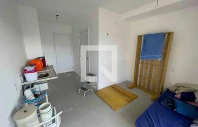Imagem: O studio possui 1 Dormitório, 1 Banheiro, 26m² de Área e