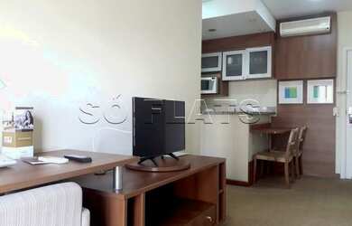 Imagem: O studio possui 1 Dormitório, 1 Banheiro, 1 Vaga na garagem