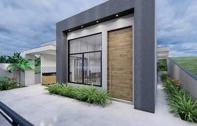 Imagem 6: Casa térrea na planta no condomínio Serras de Atibaia II