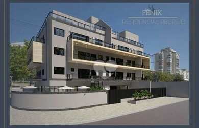 Imagem: O apartamento na cobertura possui 4 Dormitórios, 5 Banheiros