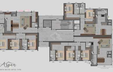 Imagem 7: Apartamento Alto Padrão 2 dormitórios, ambos suítes com 2 vagas