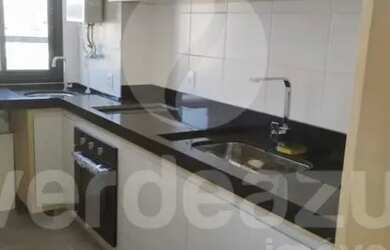 Imagem: O apartamento possui 1 Dormitório, 1 Banheiro, 1 Vaga na garagem