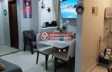 Imagem: O apartamento possui 2 Dormitórios, 1 Banheiro, 1 Vaga na garagem