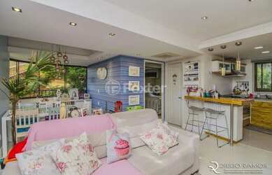 Imagem: O apartamento possui 1 Dormitório, 1 Banheiro, 1 Vaga na garagem