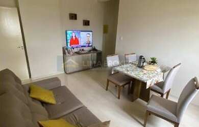 Imagem: O apartamento possui 2 Dormitórios, 1 Banheiro, 1 Vaga na garagem