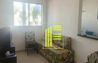 Imagem: O apartamento possui 2 Dormitórios, 1 Banheiro, 1 Vaga na garagem