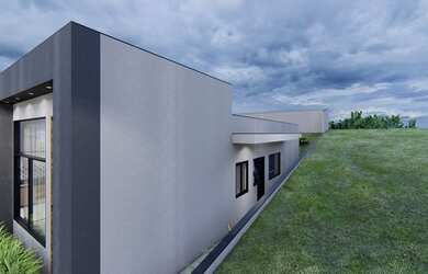 Imagem 7: Casa térrea na planta no condomínio Serras de Atibaia II