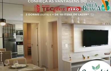 Imagem: O apartamento possui 2 Dormitórios, 2 Banheiros, 2 Vagas na