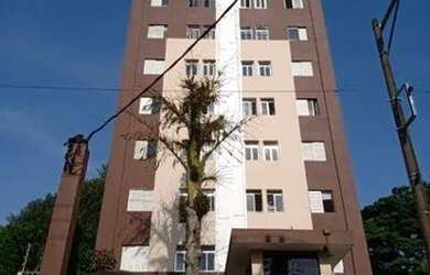 Imagem: O apartamento possui 1 Dormitório, 1 Banheiro, 1 Vaga na garagem