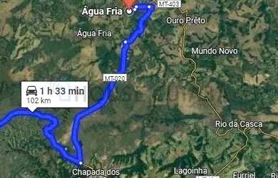 Imagem: O terreno possui 600m² de Área e está localizado em Chapada