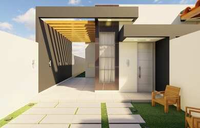 Imagem: A casa possui 3 Dormitórios, 4 Banheiros, 2 Vagas na garagem