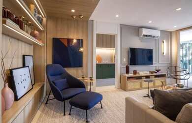 Imagem: O apartamento possui 4 Dormitórios, 4 Banheiros, 2 Vagas na