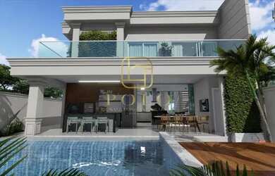 Imagem: A casa em condomínio possui 3 Dormitórios, 5 Banheiros, 4