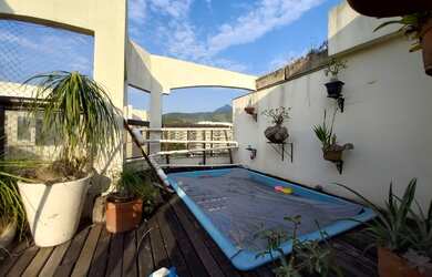 Imagem: O apartamento na cobertura possui 3 Dormitórios, 3 Banheiros