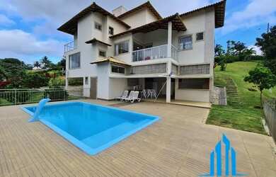 Imagem: A casa possui 4 Dormitórios, 5 Banheiros, 5 Vagas na garagem